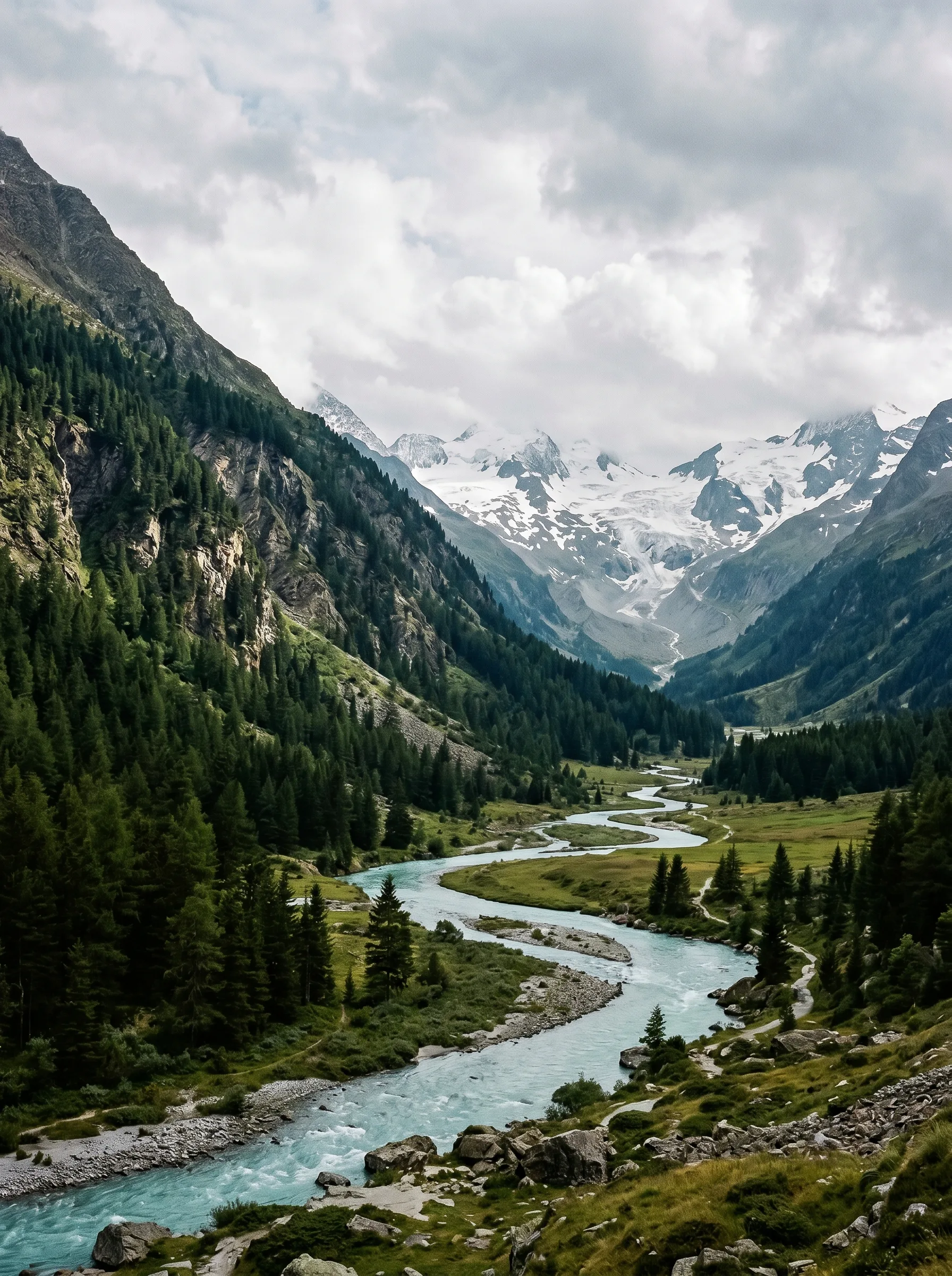 The Ötztal valley in Tyrol